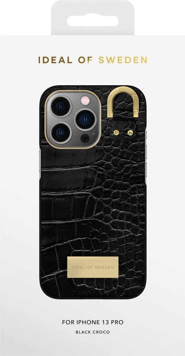 iDeal of Sweden Fashion Case Atelier iPhone 13 Pro Black Croco - IDACSS22-I2161P-334