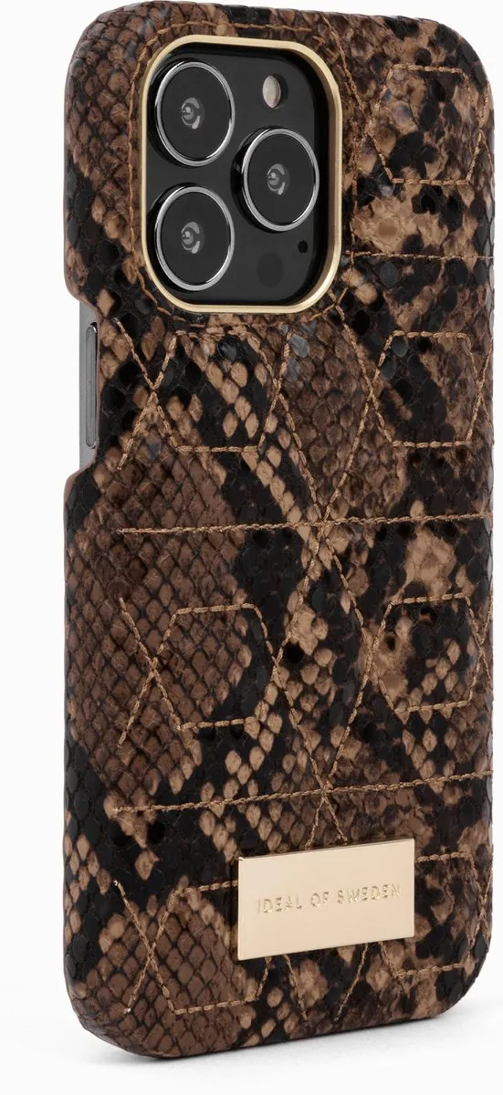 iDeal of Sweden Fashion Case Atelier iPhone 13 Pro Black Croco - IDACSS22-I2161P-334