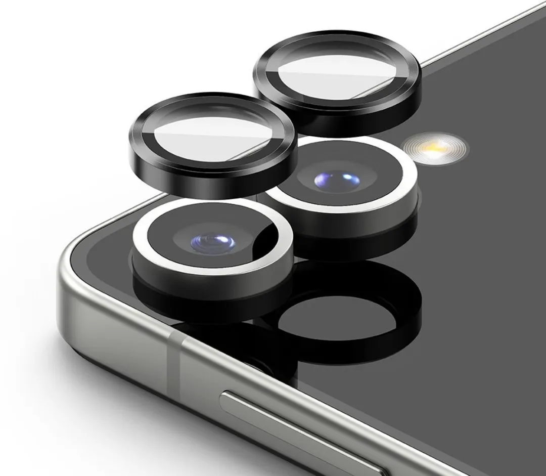 Ringke Camera Lens Frame Glas - Samsung Galaxy Z Flip 7 - 2 Stuks - Zwart