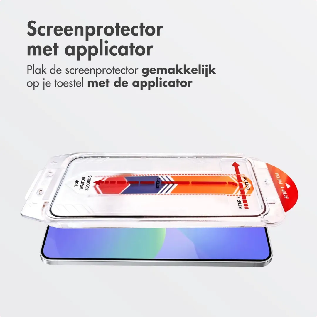 Accezz Screenprotector Samsung Galaxy A36 - Glas met anti-dust applicator