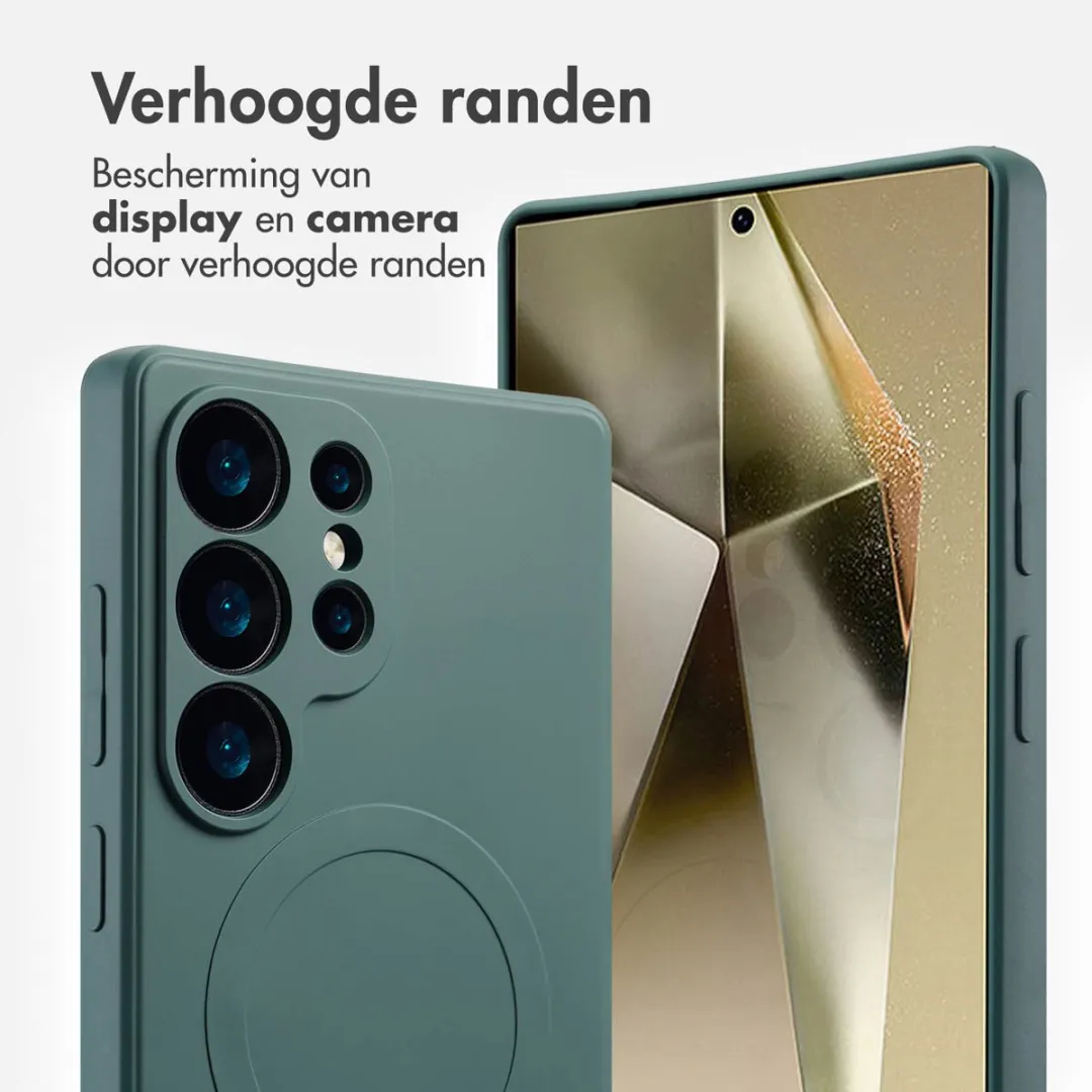 Imoshion Hoesje Samsung Galaxy S25 Ultra - Donkergroen MagSafe