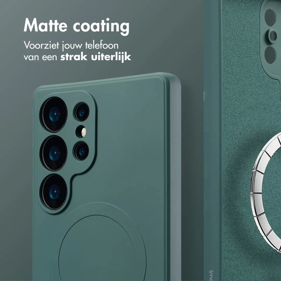 Imoshion Hoesje Samsung Galaxy S25 Ultra - Donkergroen MagSafe