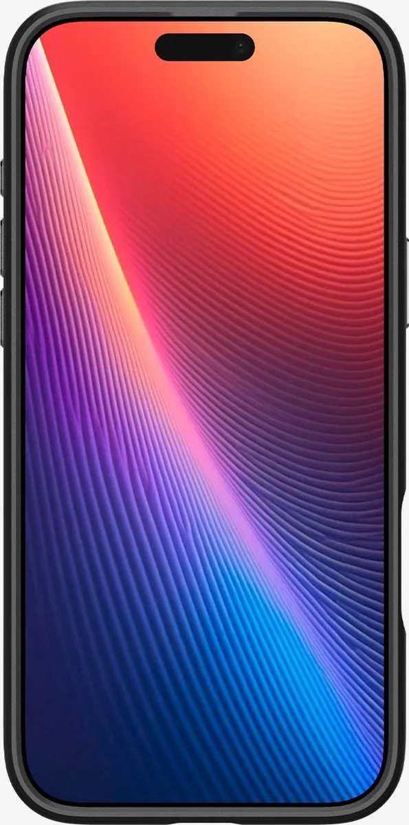 Spigen Enzo Aramid Hoesje iPhone 16 Pro Max - Matte Zwart Zilver - afbeelding 6 van 6