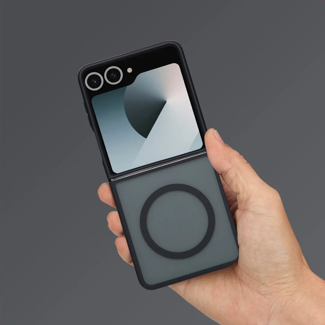 Imoshion Galaxy Z Flip 7 Hoesje Zwart - Magnetische Ring