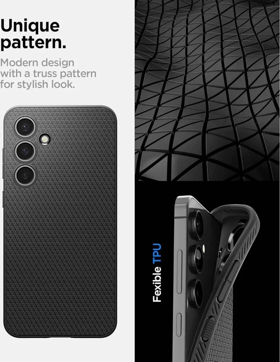 Spigen Liquid Air Hoesje ACS08618 - Samsung Galaxy S24 FE - Matte Zwart
