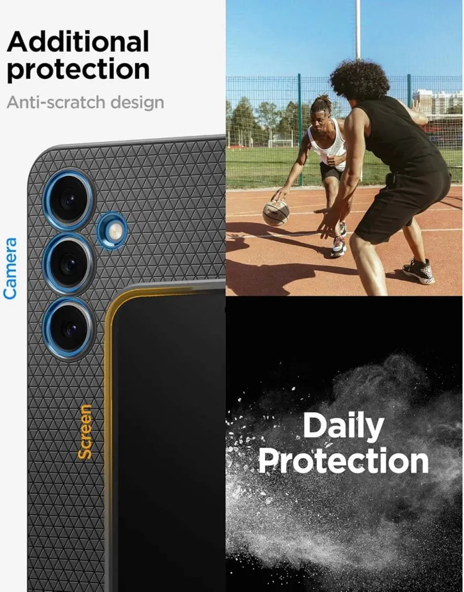 Spigen Liquid Air Hoesje ACS08618 - Samsung Galaxy S24 FE - Matte Zwart
