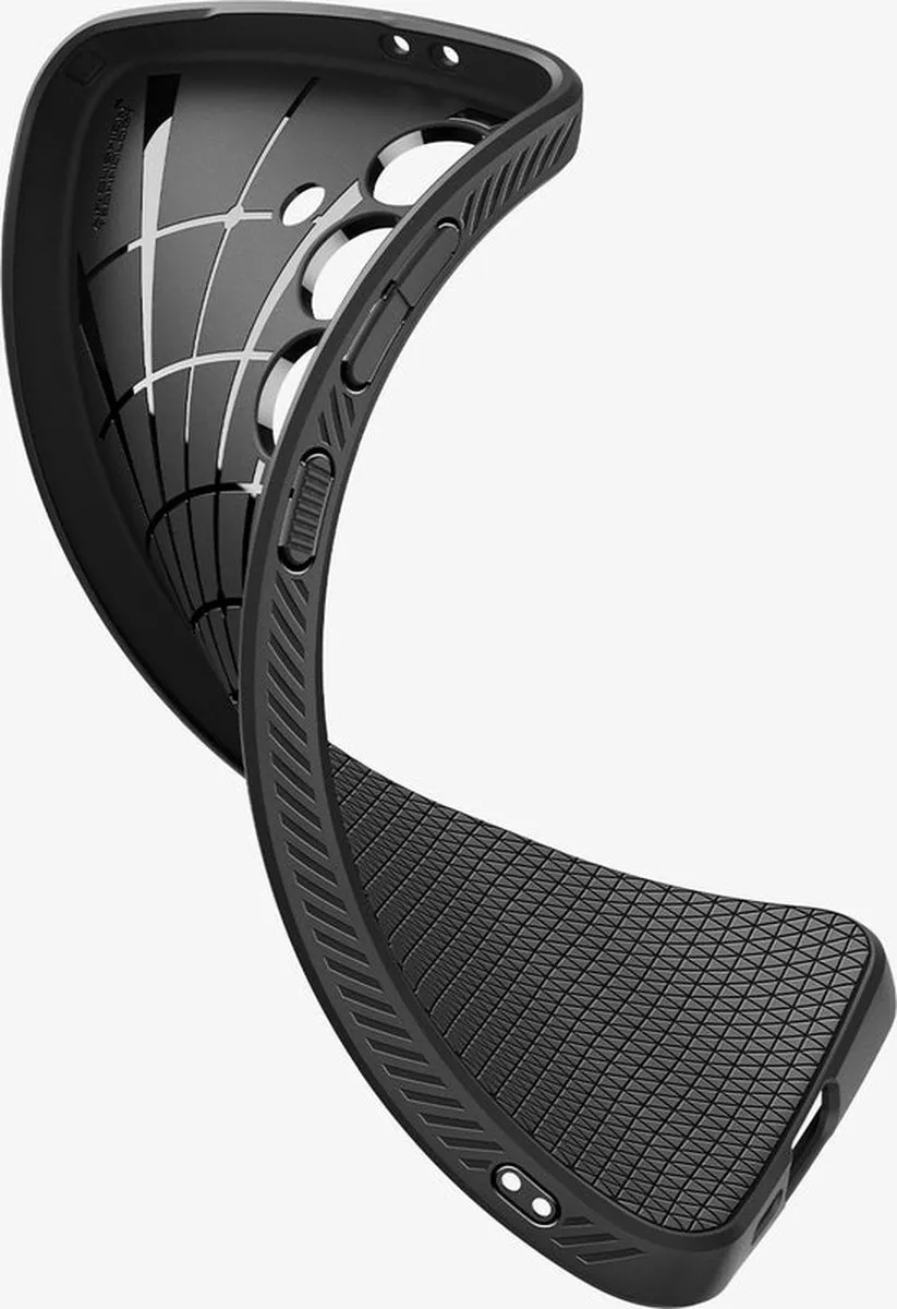 Spigen Liquid Air Hoesje ACS08618 - Samsung Galaxy S24 FE - Matte Zwart - afbeelding 6 van 6