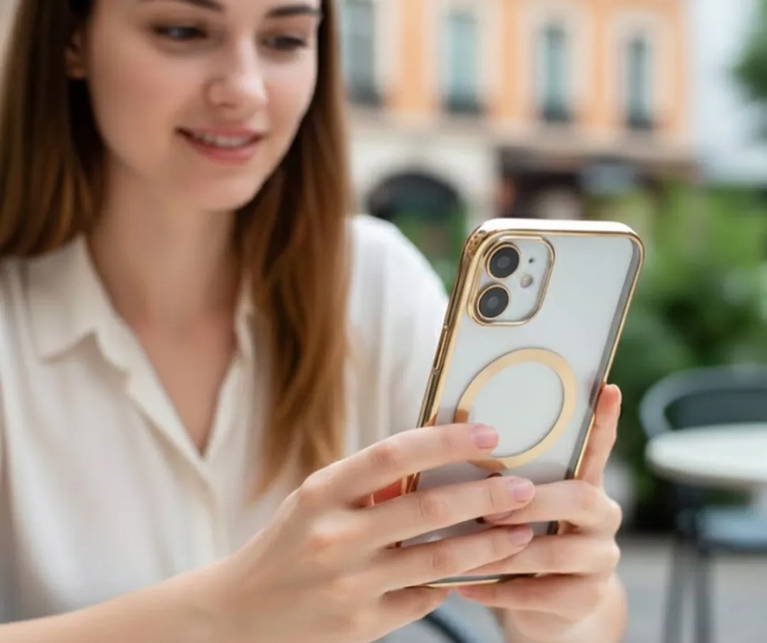 NUVEX iPhone 16 MagSafe Hoesje - Goud