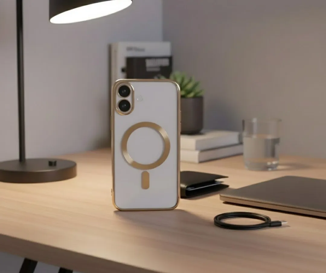 NUVEX iPhone 16 MagSafe Hoesje - Goud