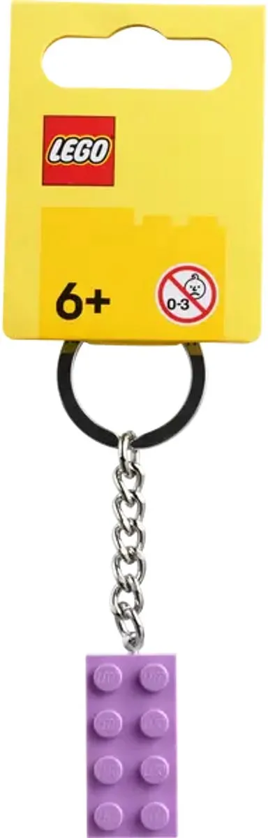 LEGO Sleutelhanger Lavendel Paars