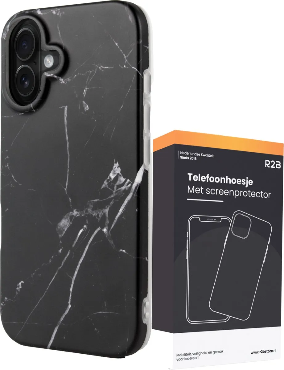 R2B iPhone 16 Hoesje Marmer