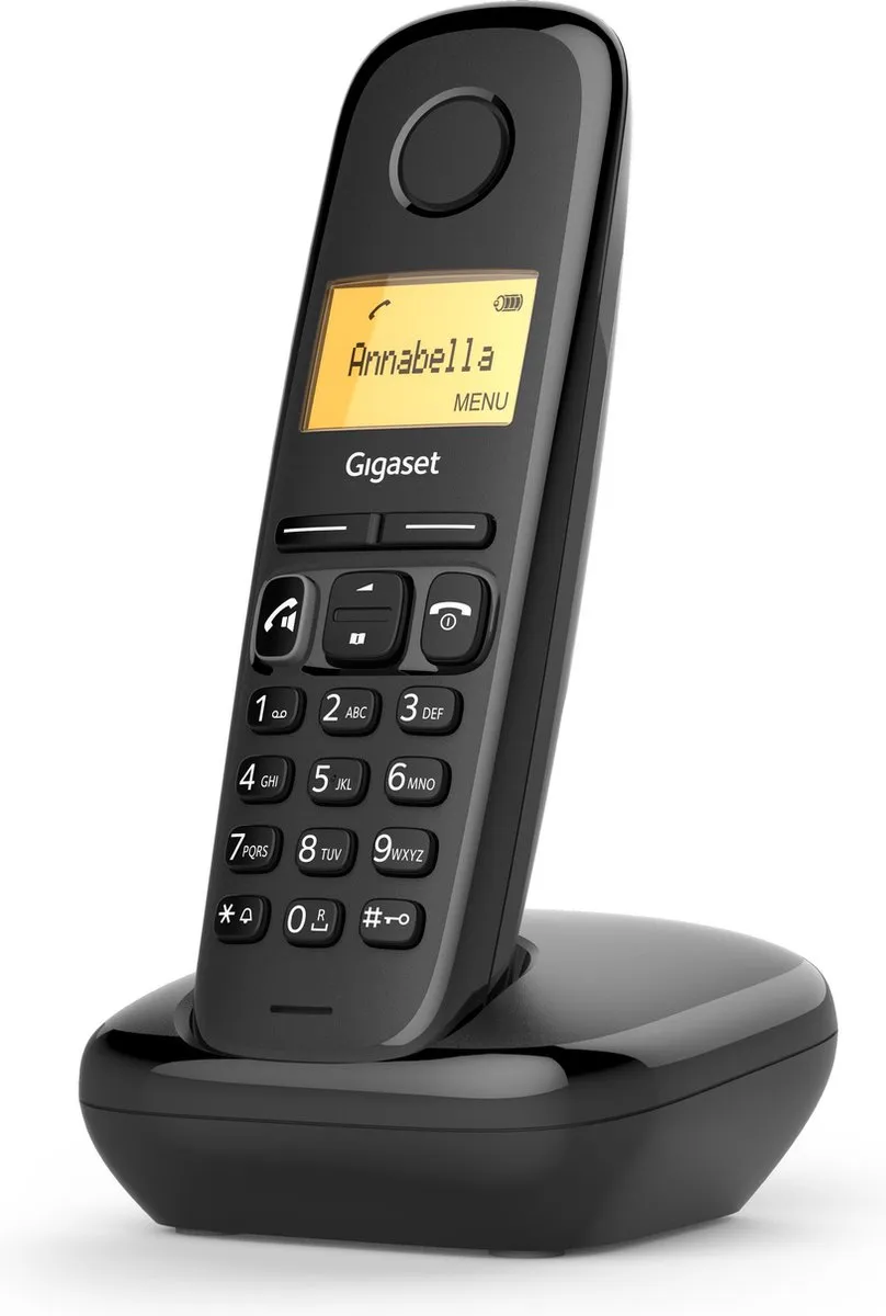 Gigaset AS190 DECT Telefoon - 1 Handset - Zwart