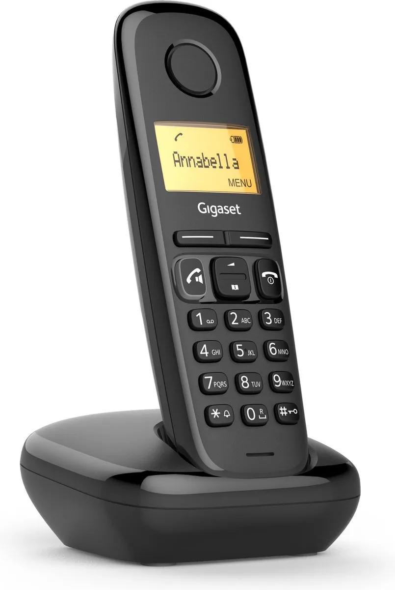 Gigaset AS190 DECT Telefoon - 1 Handset - Zwart