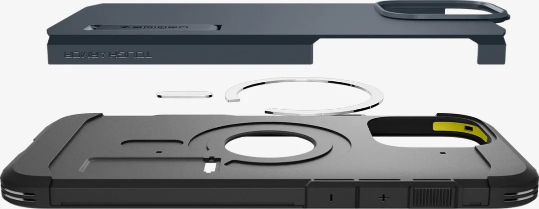 Spigen Tough Armor T MagFit Hoesje iPhone 16 Pro Max - Transparent