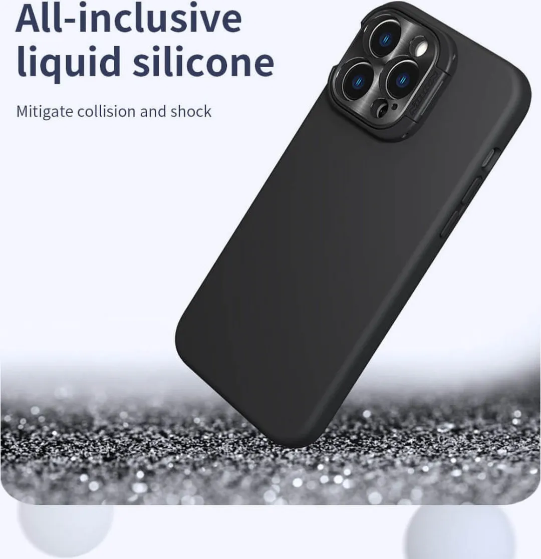Nillkin Lens Wing iPhone 14 Pro Hoesje - Blauw