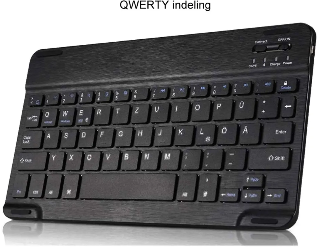 Just in Case Cazy 8587381 Tablethoes met Toetsenbord - Lenovo Idea Tab Pro 12 Zwart