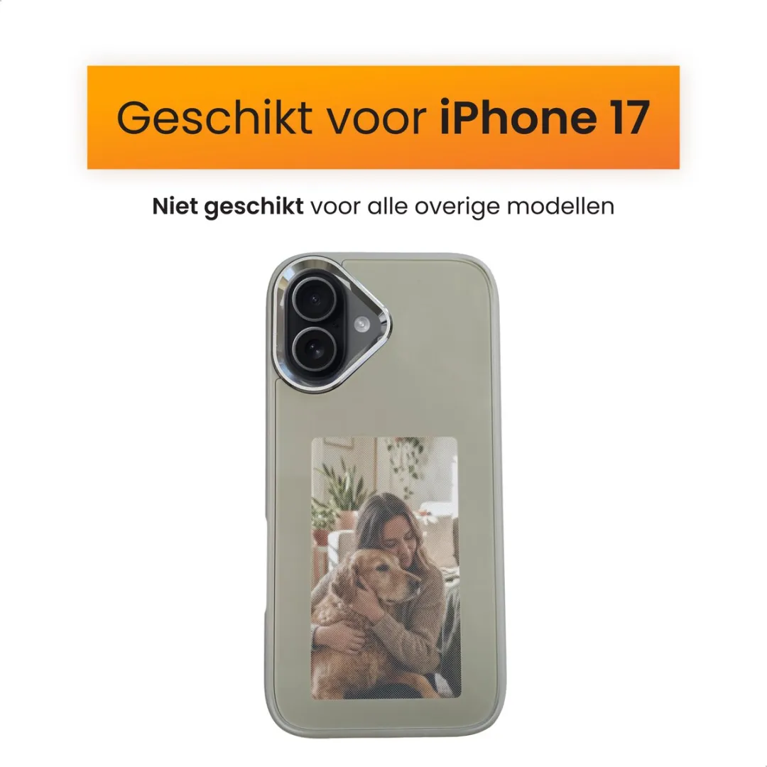 R2B Foto Hoesje iPhone 17 - Grijs