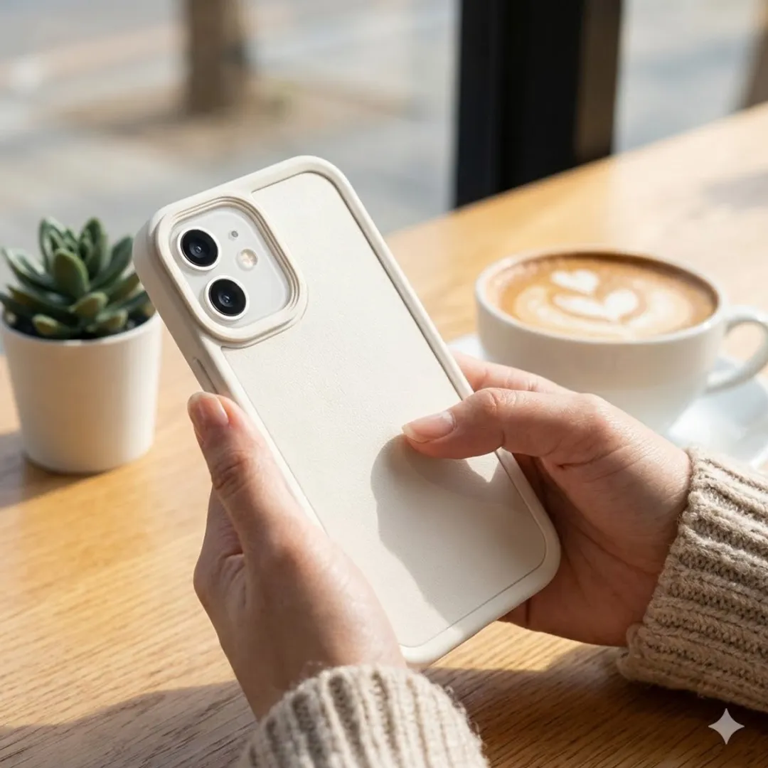 NUVEX iPhone 17 Pro Max Hoesje - 3 Stuks - Zwart/Beige/Bruin