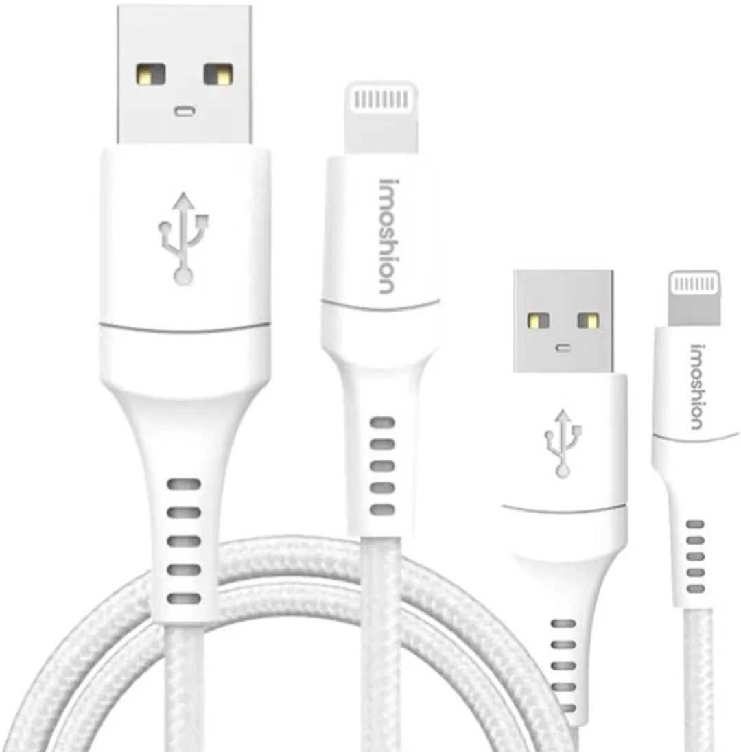 Imoshion Lightning naar USB A Kabel Duopack 2m