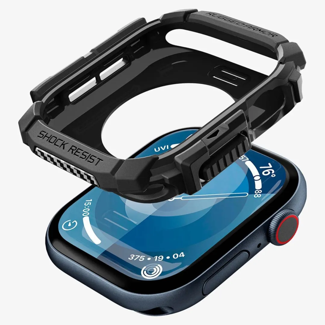 Spigen Rugged Armor Hoes Apple Watch Series 10 42mm - Matte Black