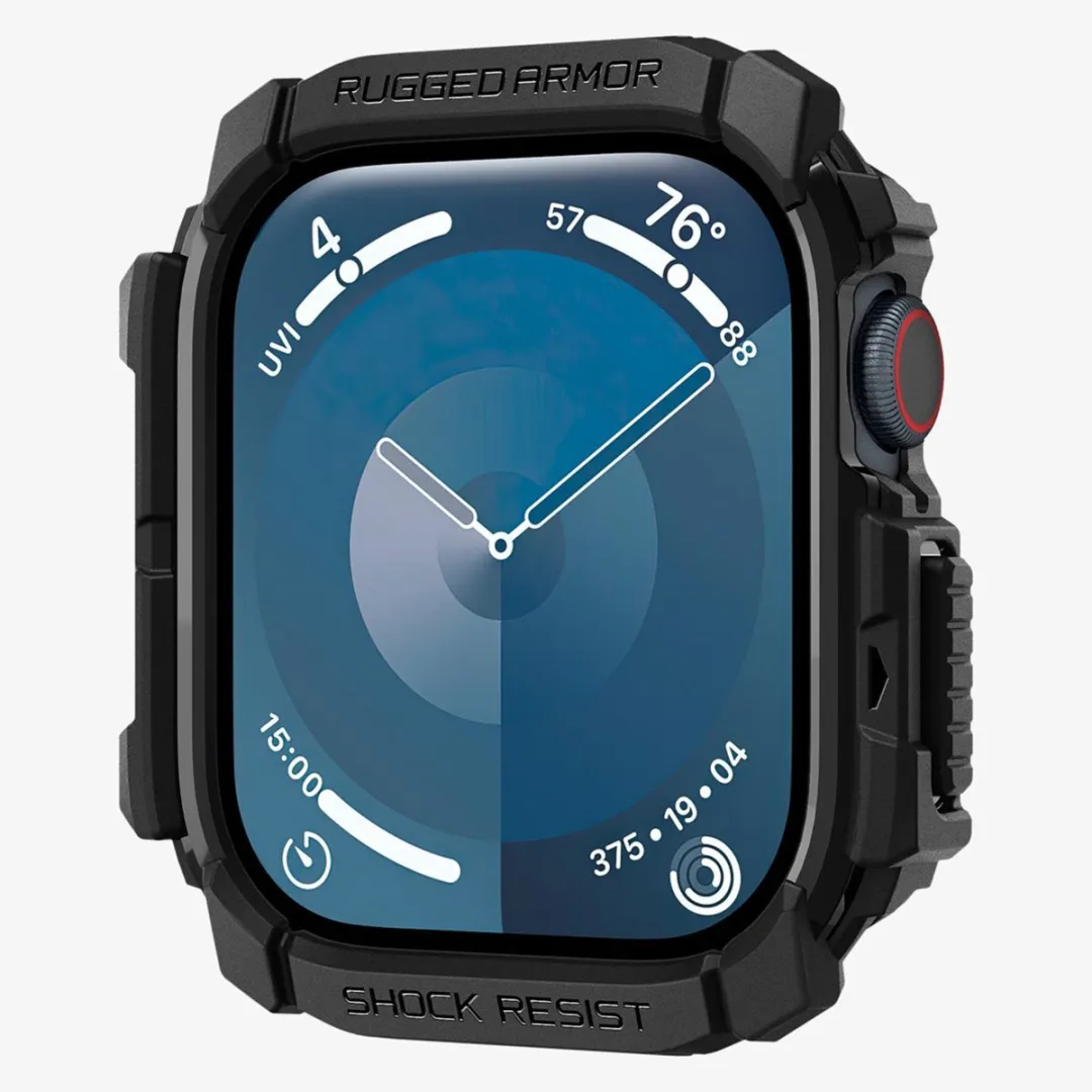 Spigen Rugged Armor Hoes Apple Watch Series 10 42mm - Matte Black