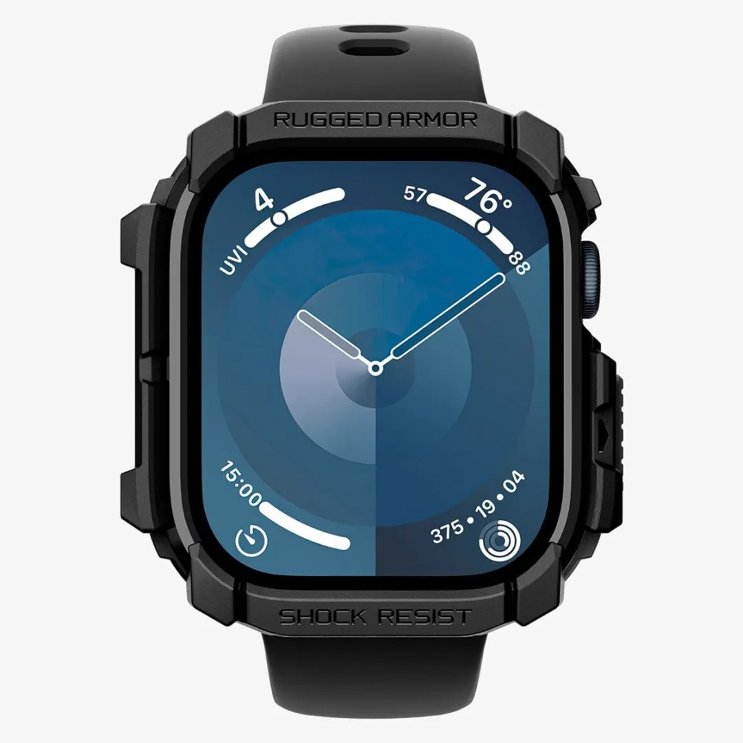 Spigen Rugged Armor Hoes Apple Watch Series 10 42mm - Matte Black