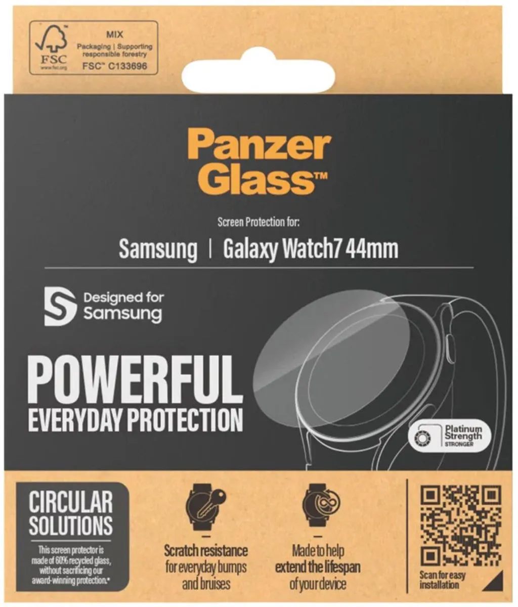 PanzerGlass Powerful Screenprotector Samsung Galaxy Watch 7 44mm