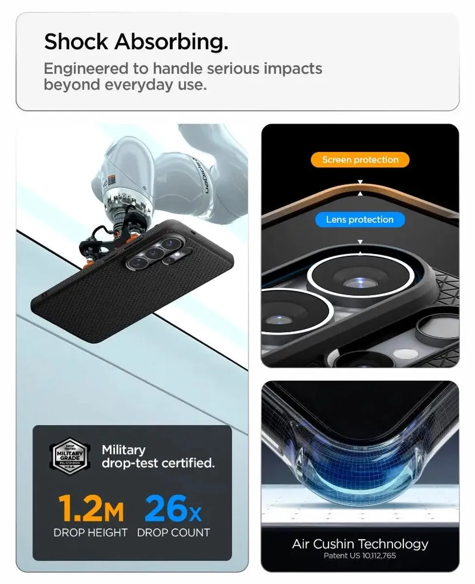 Spigen Liquid Air MagFit Backcover ACS10675 - Samsung Galaxy S26 Ultra - Grijs