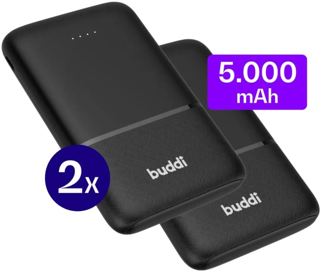 Buddi Go 5.000mAh Powerbank Duo