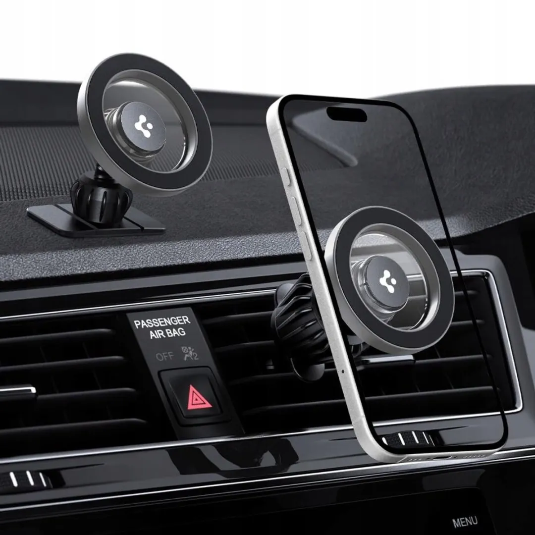 Spigen MFT13 MagSafe Autohouder - Dashboard & Vent - Zilver