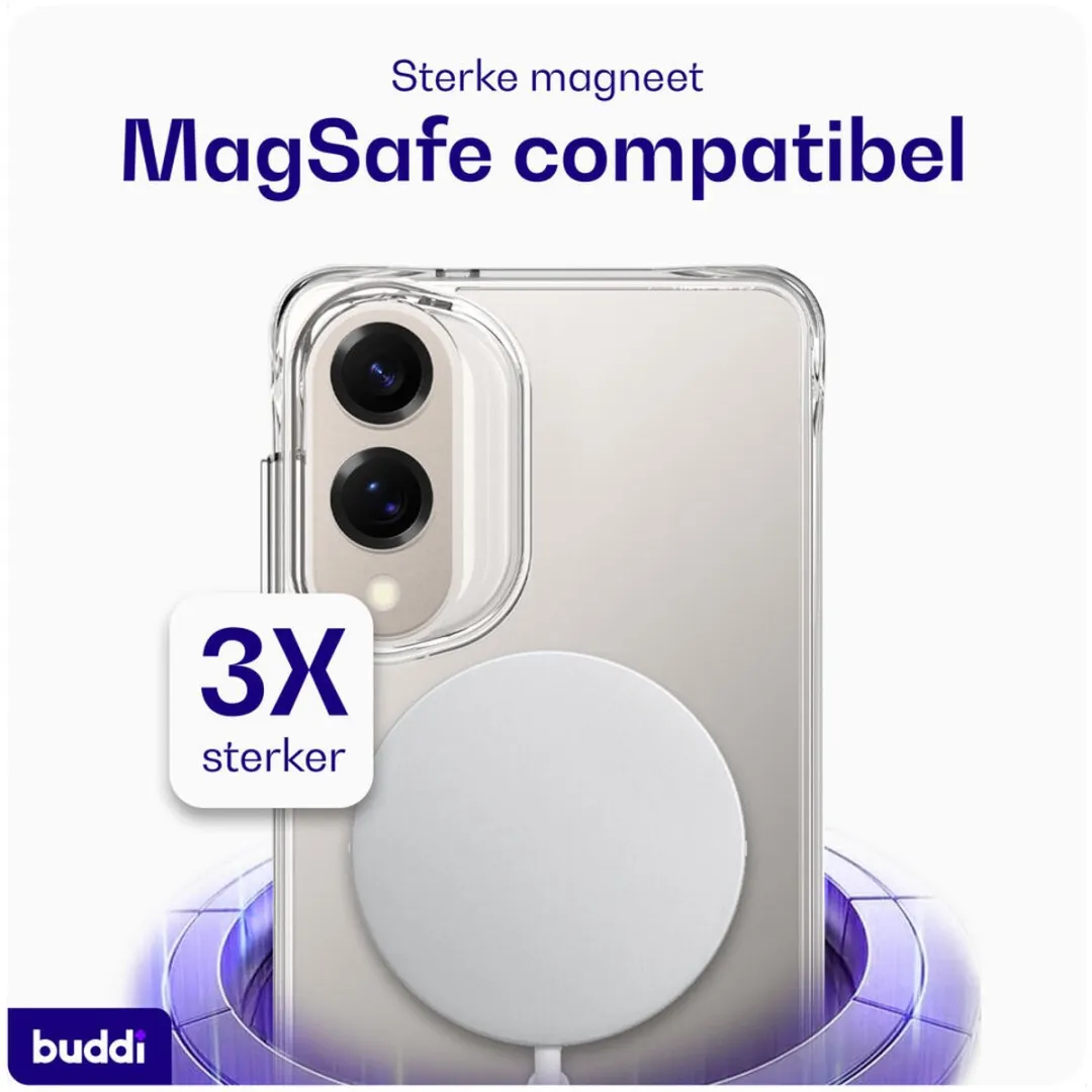 Buddi Core Hoesje Samsung Galaxy S25 Edge - MagSafe - Transparant