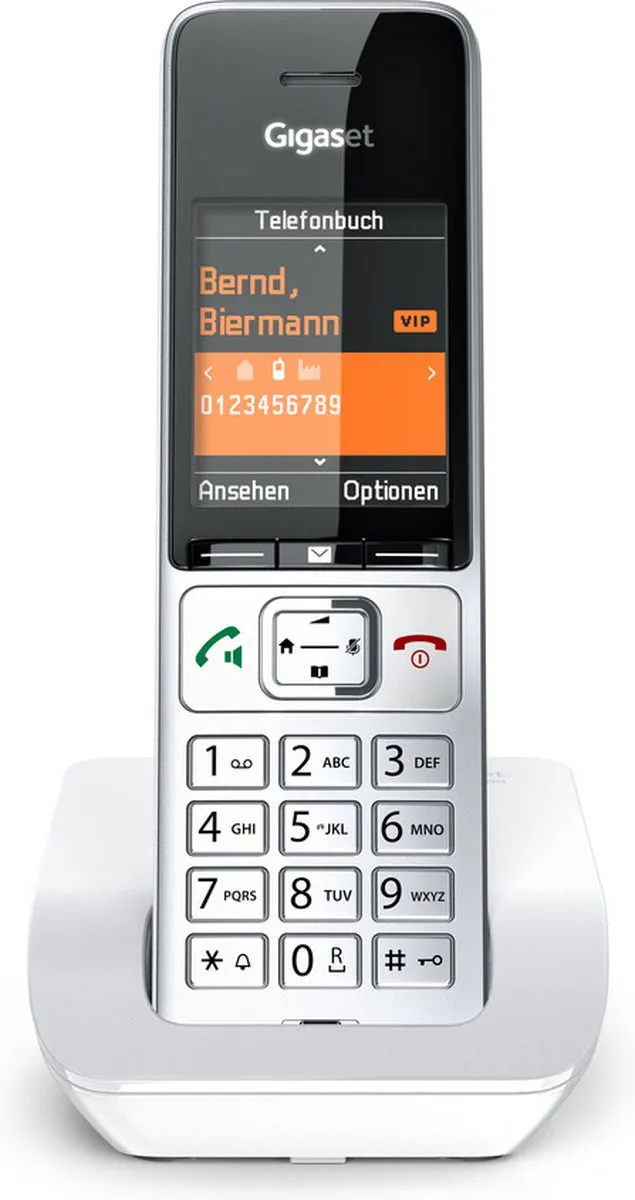 Gigaset Comfort 501 DECT Telefoon - 1 Handset - Zilver/Wit