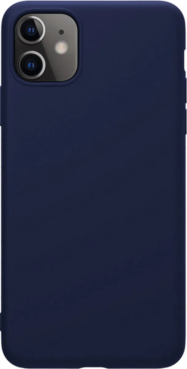 Nillkin Rubber-Wrapped TPU Hoesje iPhone 11 - Blauw