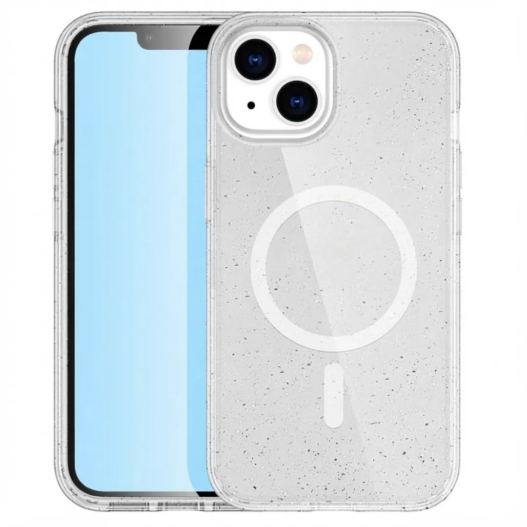 Imoshion iPhone 14 MagSafe Hoesje - Glitter Transparant