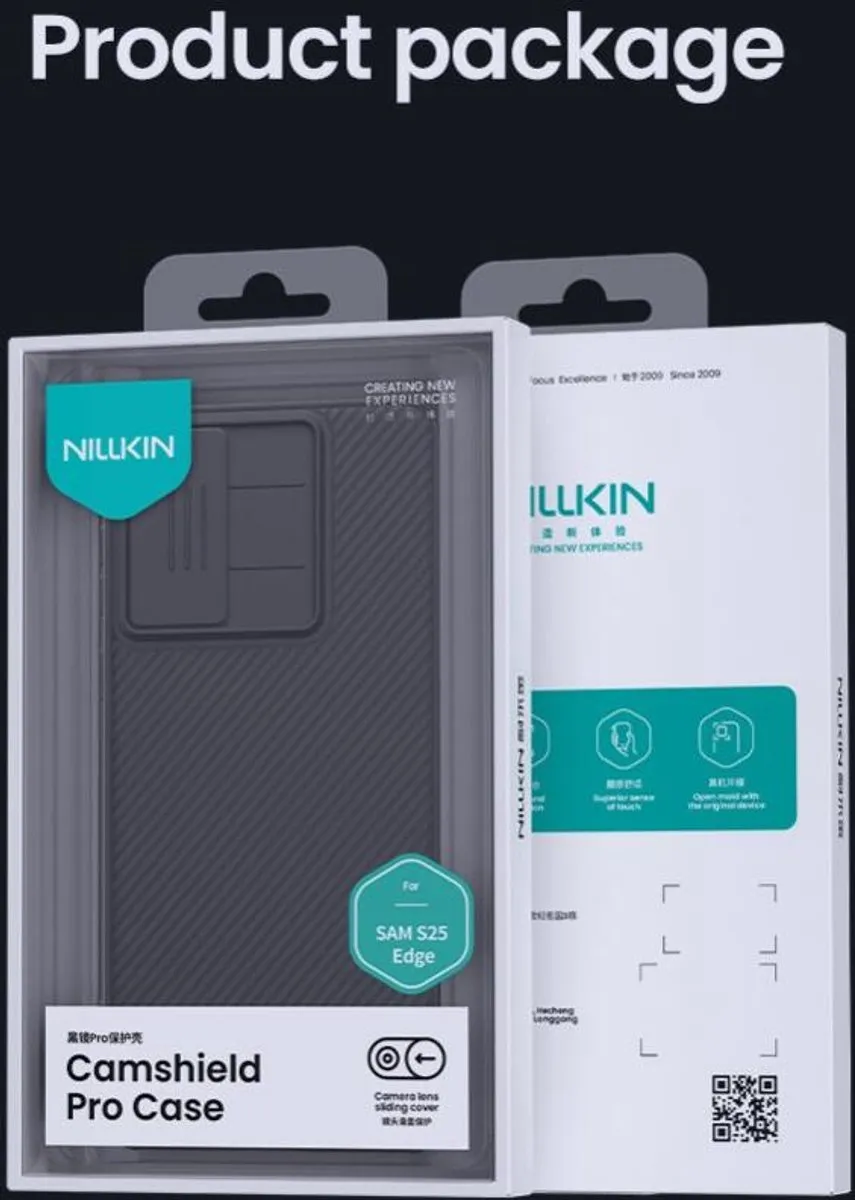 Nillkin CamShield Hoesje Samsung Galaxy S25 Edge - Blauw