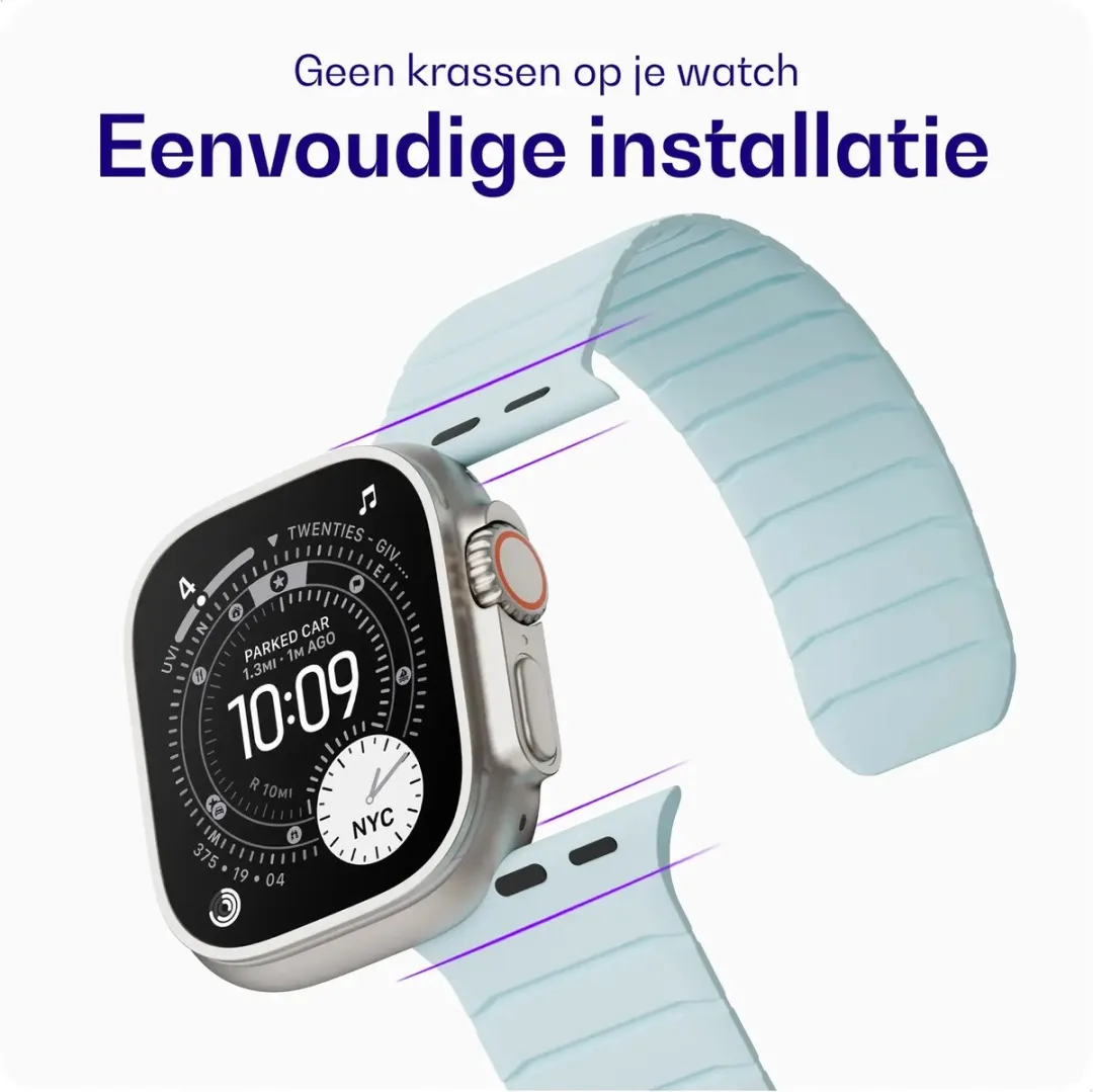 Buddi Fuse Magnetisch Bandje Apple Watch - 42/44/45/46mm - Oranje - afbeelding 6 van 6