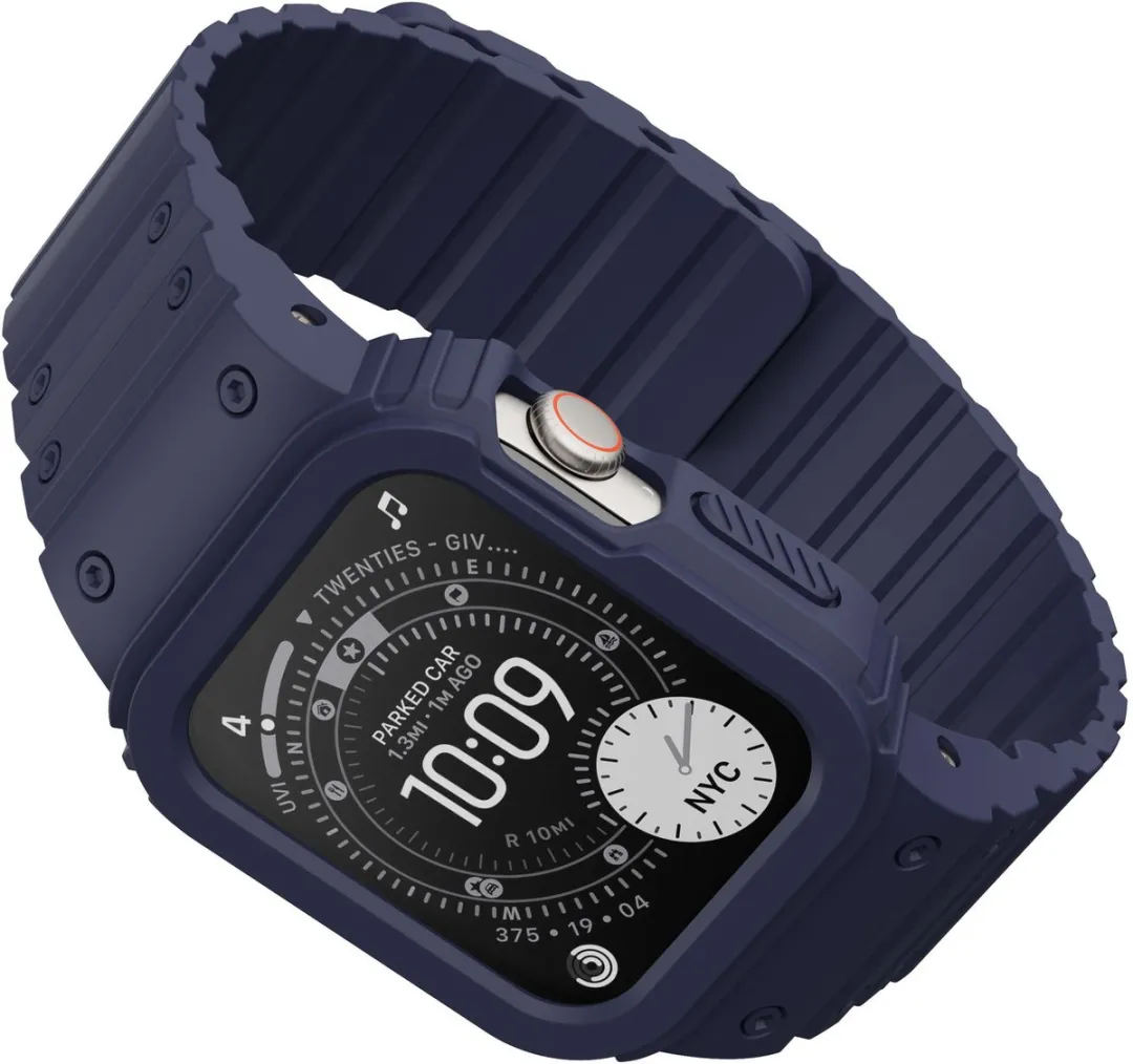 Buddi Forge Bandje & Hoesje Apple Watch 40/41mm - Blauw