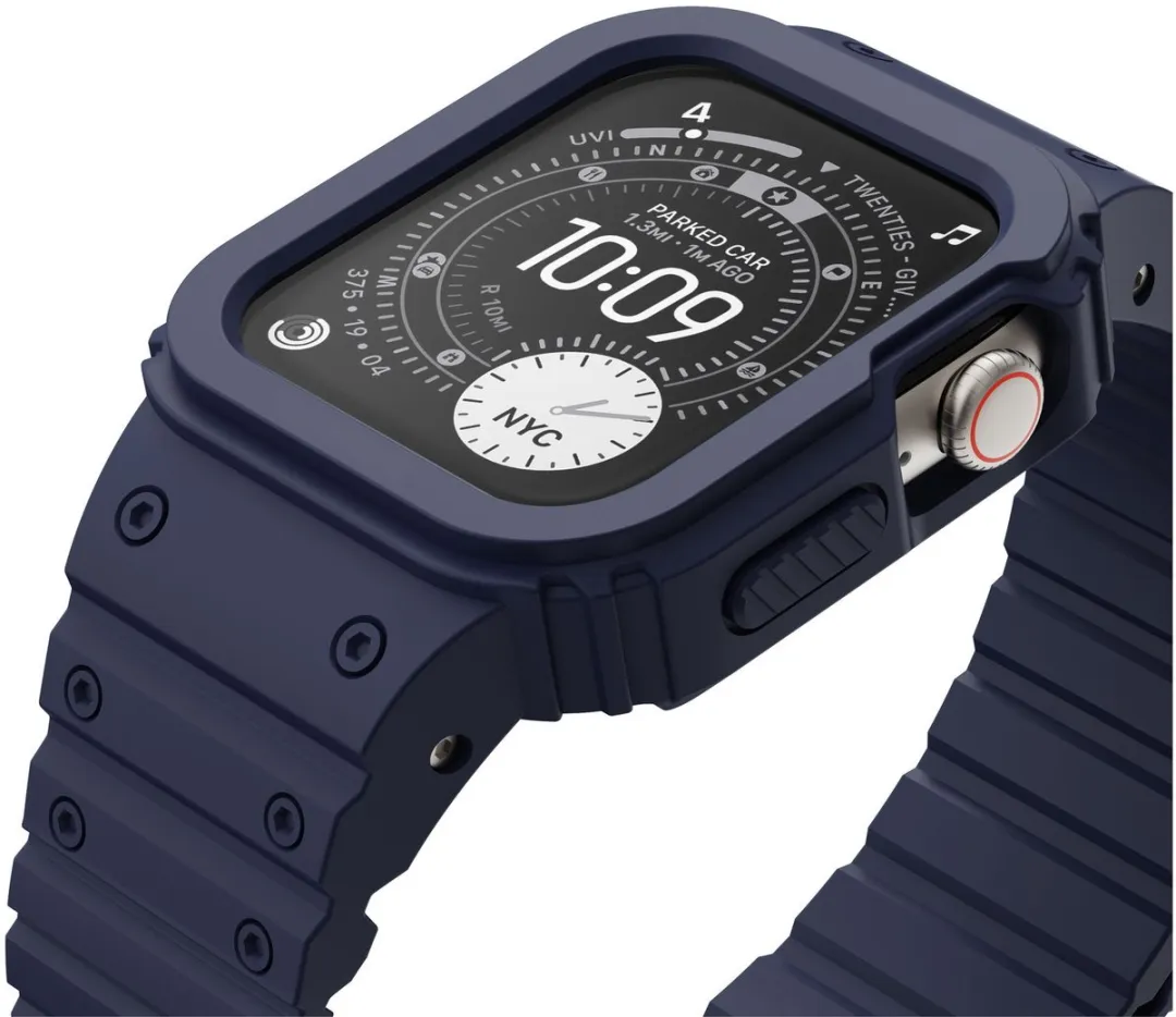 Buddi Forge Bandje & Hoesje Apple Watch 40/41mm - Blauw