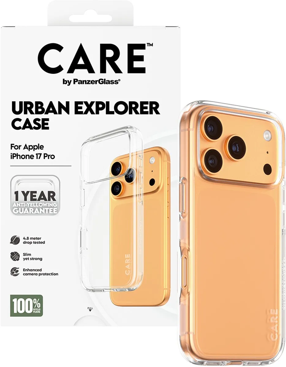 PanzerGlass Flagship Urban Explorer Hoesje iPhone 17 Pro - Zwart