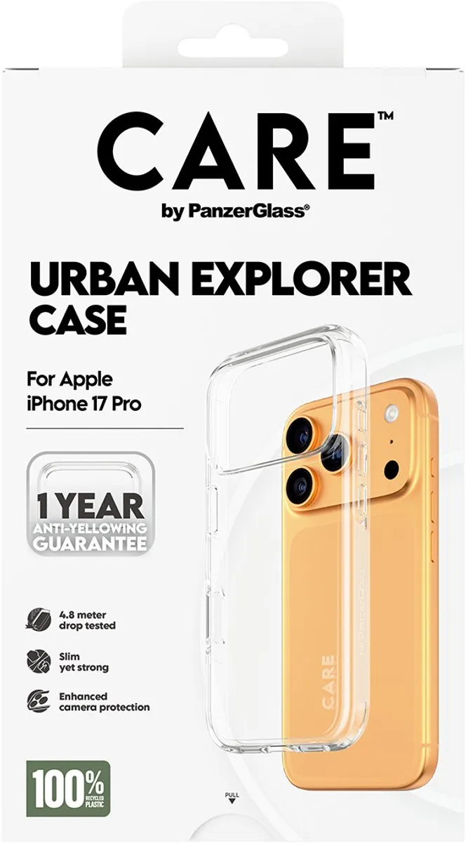 PanzerGlass Flagship Urban Explorer Hoesje iPhone 17 Pro - Zwart