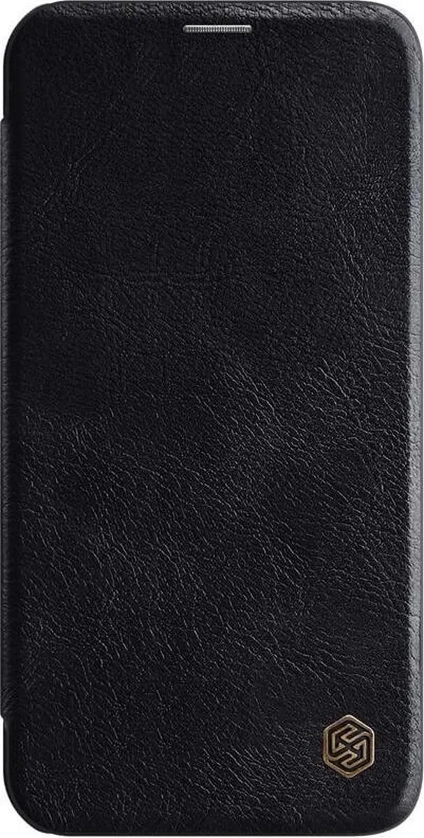 Nillkin Qin Leather Flip Cover iPhone 12 Mini - Zwart - 2 Pasjes