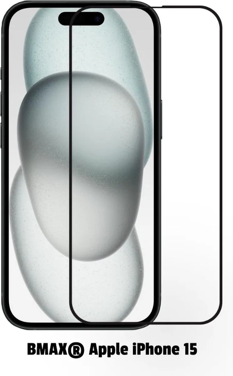 BMAX iPhone 15 Screenprotector 2 Stuks - Zwart