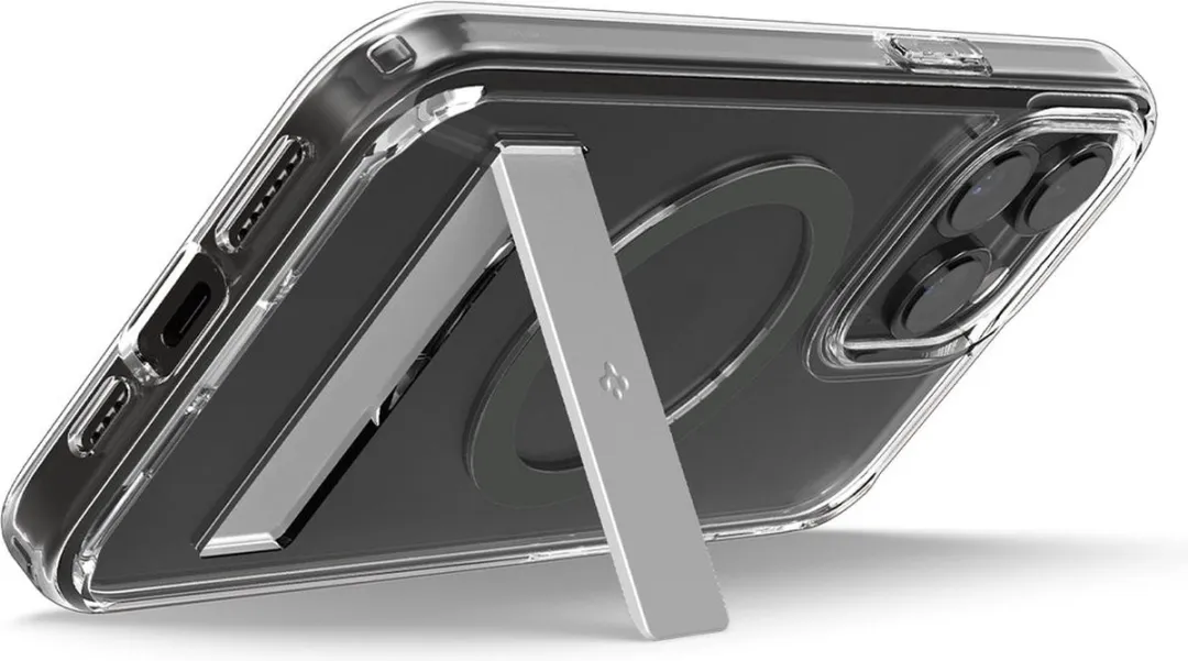 Spigen Ultra Hybrid S MagFit ACS06723 Hoesje - iPhone 15 Pro - Grijs