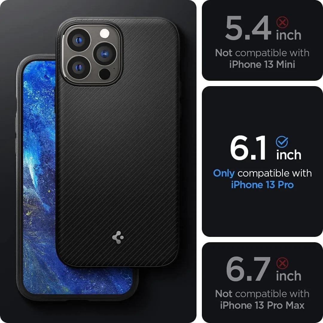 Spigen ACS03281 Hoes iPhone 13 Pro - Zwart