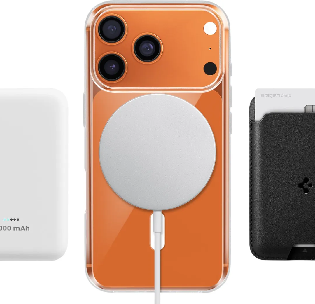 Spigen Liquid Crystal Magsave Case iPhone 17 Pro - Transparant - MagSafe
