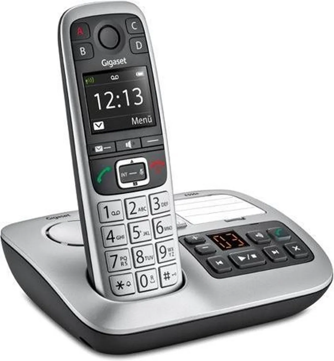 Gigaset E560A DECT Telefoon - Zwart/Zilver