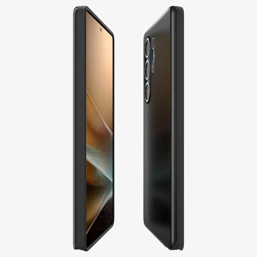 Spigen Thin Fit Backcover ACS08946 - Samsung Galaxy S25 Ultra - Zwart