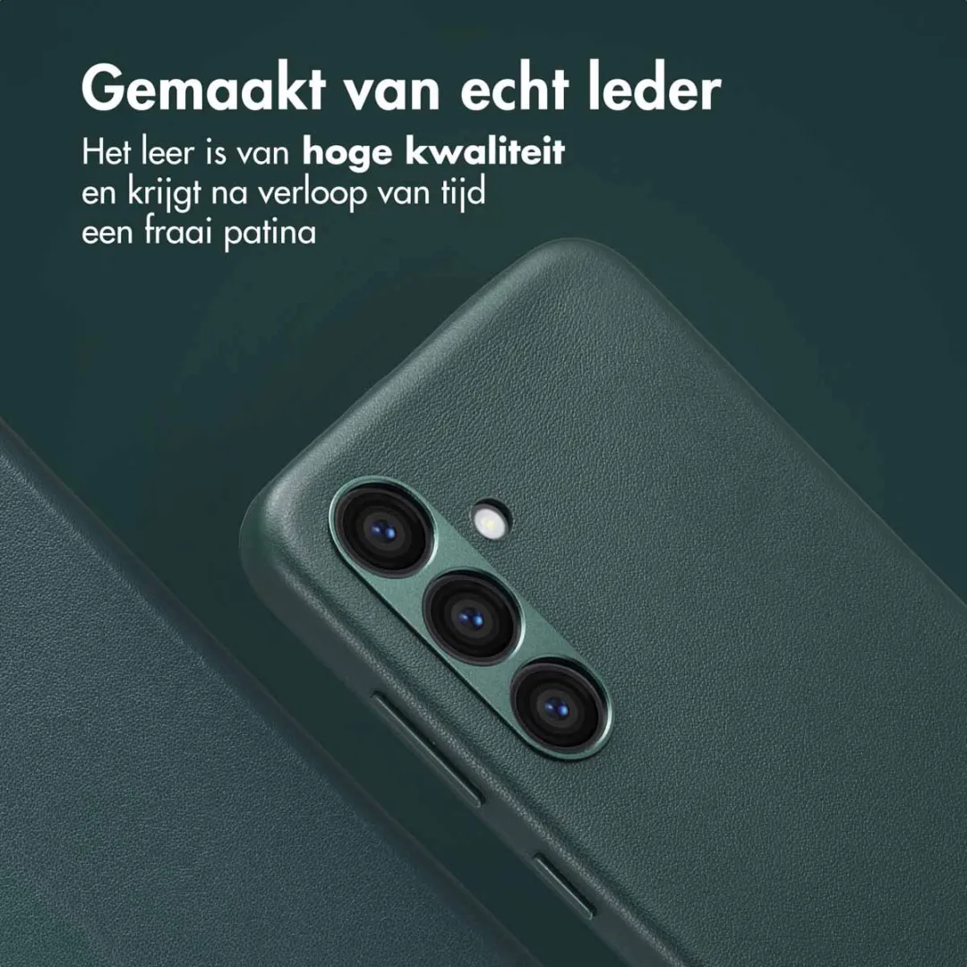 Accezz Hoesje Samsung Galaxy S24 Leather Bookcase 2-in-1 - Cedar Green