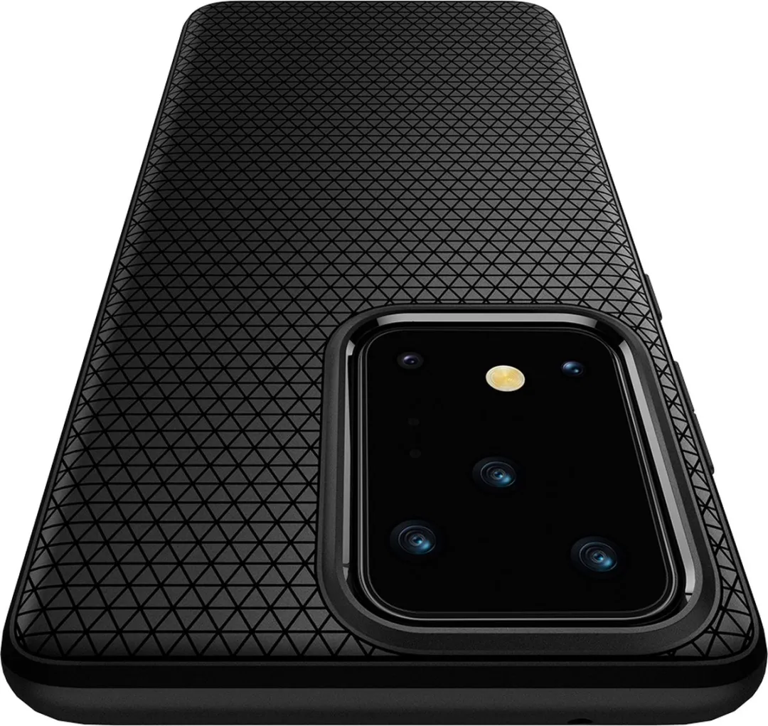 Spigen Liquid Air ACS00712 Hoesje - Samsung Galaxy S20 Ultra - Zwart