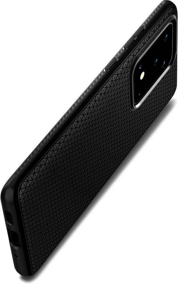 Spigen Liquid Air ACS00712 Hoesje - Samsung Galaxy S20 Ultra - Zwart - afbeelding 6 van 6